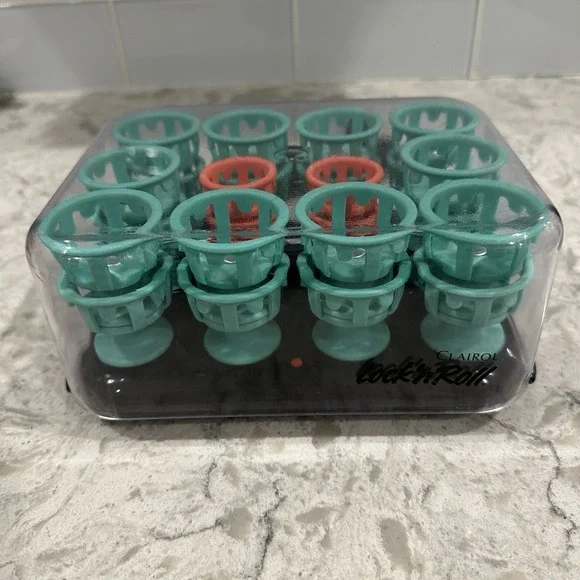 Clairol‎ Lock 'n Roll Hot Rollers Hair Curlers 1989 Model BT-1 - Picture 5 of 6